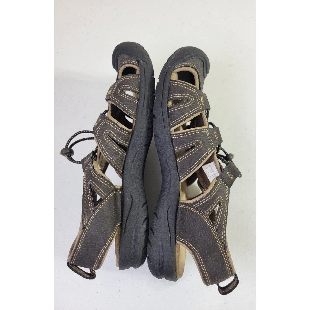 Northwest Mach 3 Brown Strappy Bungee Outdoor Trail Hiking Sandals Men's Size 8M